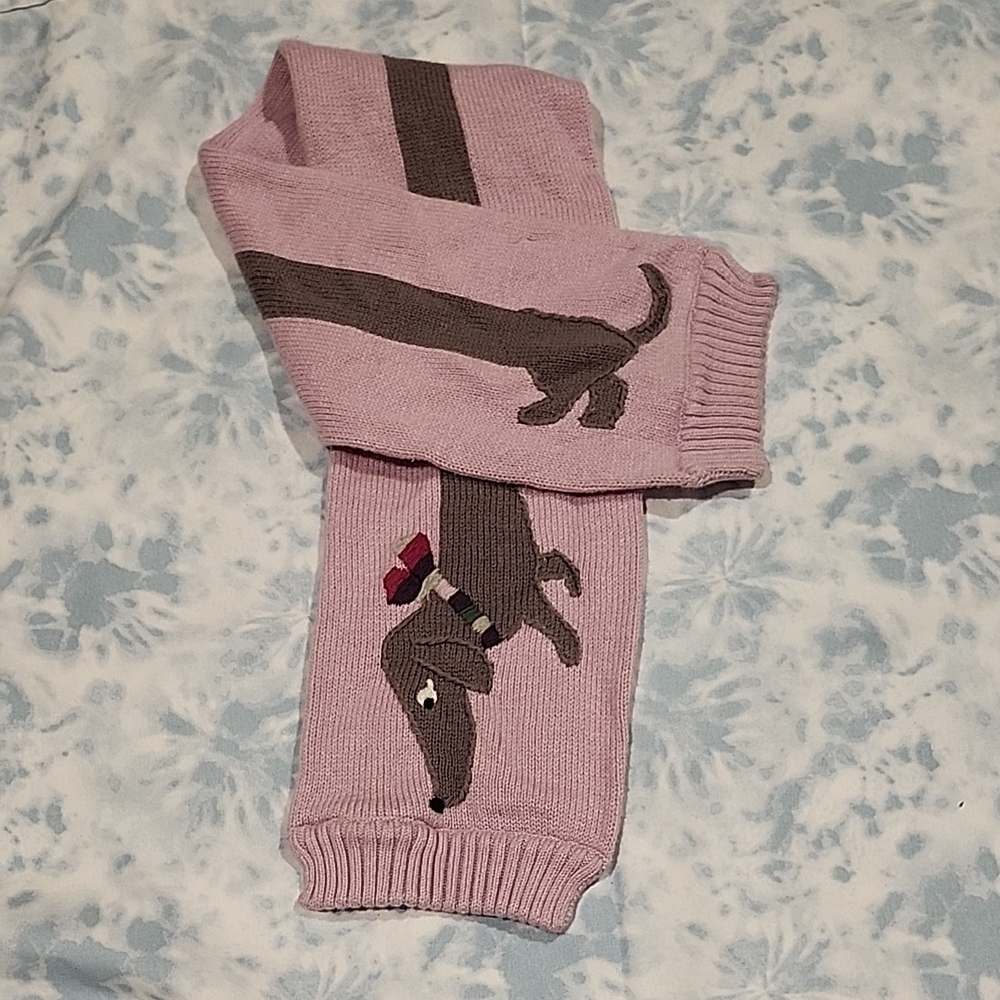 Janie snd Jack Charming Kids Scarf with Dachshund Design